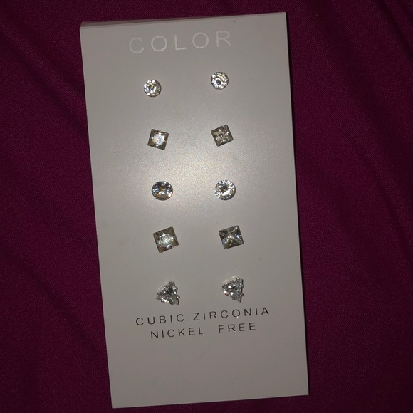 kohls Jewelry - 💎 Cubic Zirconia 5 pack of earrings